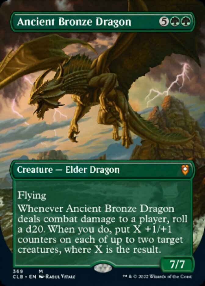 Ancient Bronze Dragon (Borderless Alternate Art) [Commander Legends: Battle for Baldur's Gate] | Clutch Gaming