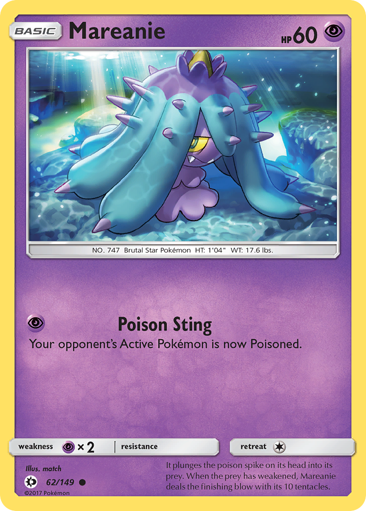 Mareanie (62/149) [Sun & Moon: Base Set] | Clutch Gaming