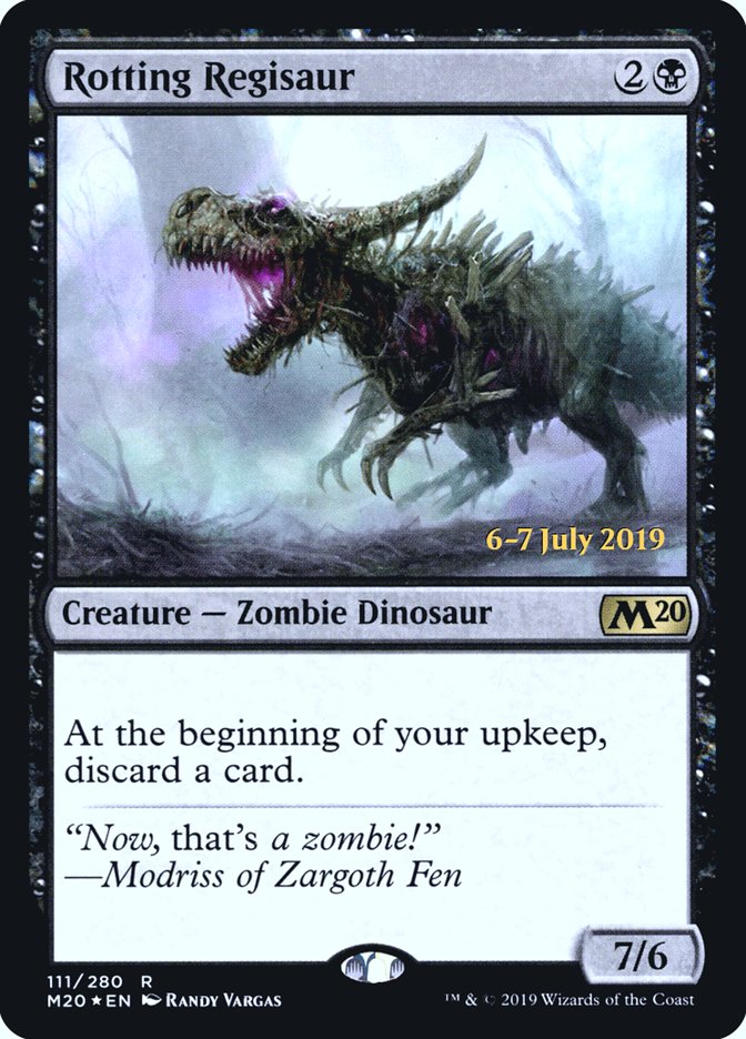 Rotting Regisaur [Core Set 2020 Prerelease Promos] | Clutch Gaming