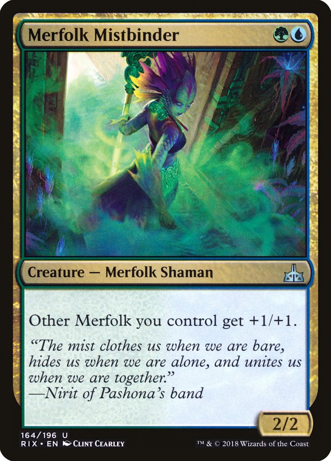 Merfolk Mistbinder [Rivals of Ixalan] | Clutch Gaming