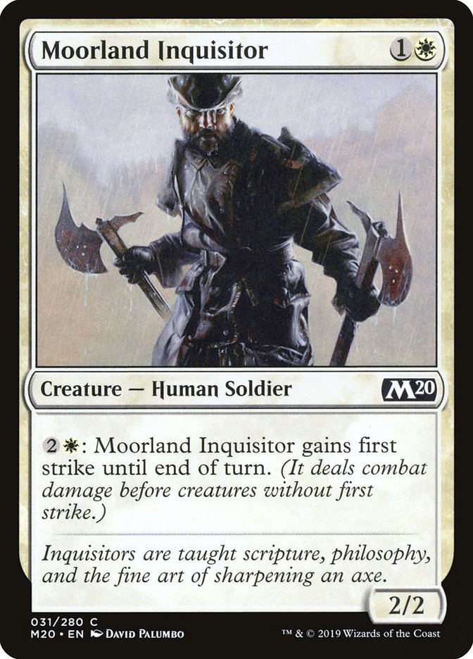 Moorland Inquisitor [Core Set 2020] | Clutch Gaming