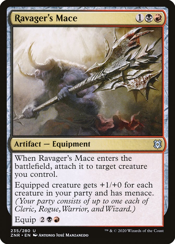 Ravager's Mace [Zendikar Rising] | Clutch Gaming