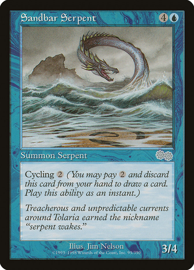 Sandbar Serpent [Urza's Saga] | Clutch Gaming