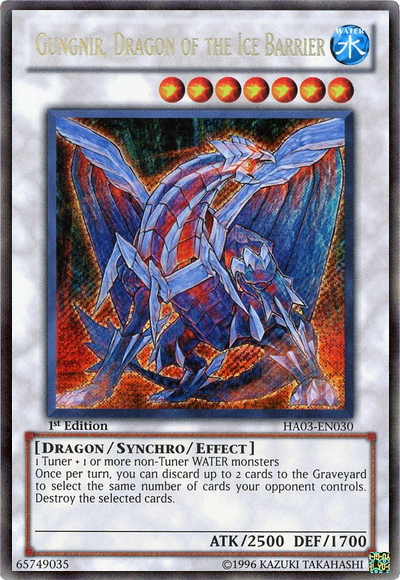 Gungnir, Dragon of the Ice Barrier [HA03-EN030] Secret Rare | Clutch Gaming