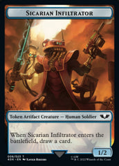 Soldier (003) // Sicarian Infiltrator Double-Sided Token [Warhammer 40,000 Tokens] | Clutch Gaming