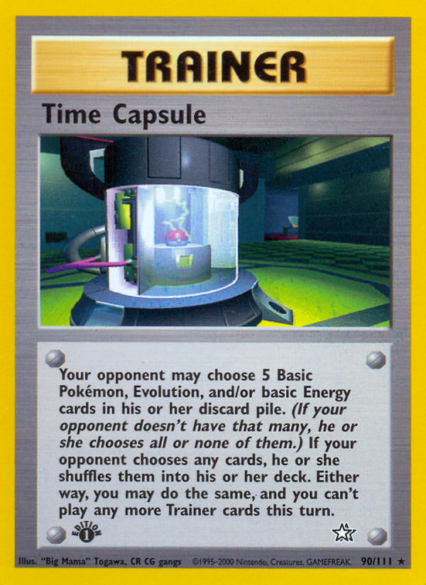 Time Capsule (90/111) [Neo Genesis 1st Edition] | Clutch Gaming