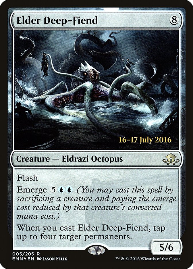 Elder Deep-Fiend [Eldritch Moon Prerelease Promos] | Clutch Gaming