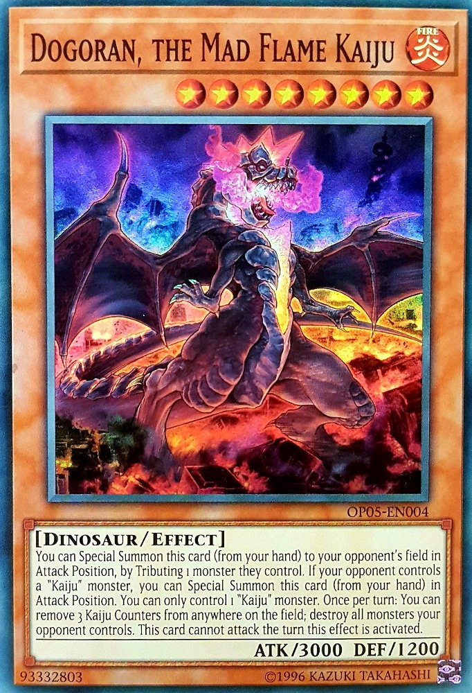 Dogoran, the Mad Flame Kaiju [OP05-EN004] Super Rare | Clutch Gaming