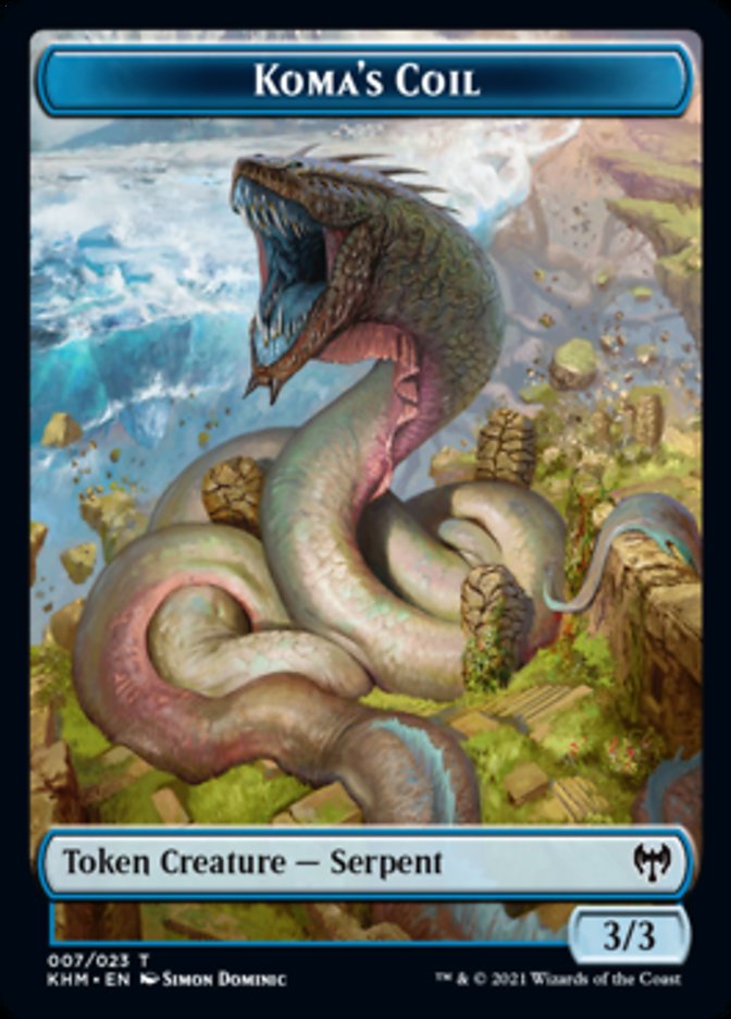 Koma's Coil Token [Kaldheim Tokens] | Clutch Gaming