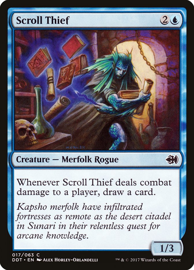 Scroll Thief [Duel Decks: Merfolk vs. Goblins] | Clutch Gaming