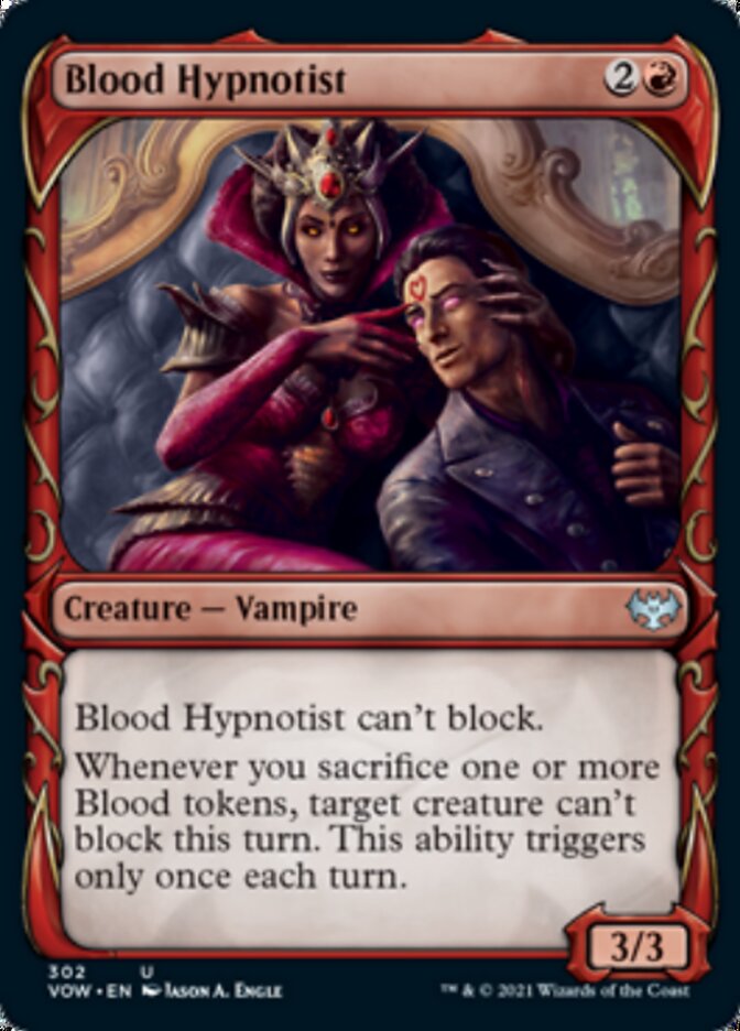 Blood Hypnotist (Showcase Fang Frame) [Innistrad: Crimson Vow] | Clutch Gaming