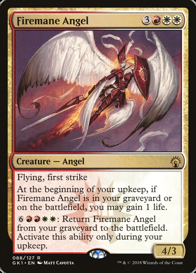 Firemane Angel [Guilds of Ravnica Guild Kit] | Clutch Gaming