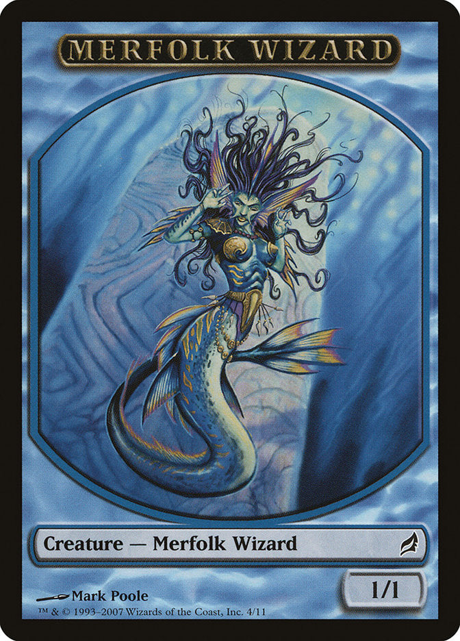 Merfolk Wizard Token [Lorwyn Tokens] | Clutch Gaming