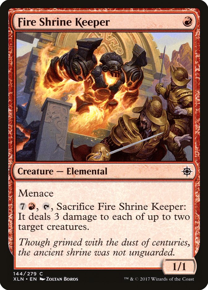 Fire Shrine Keeper [Ixalan] | Clutch Gaming