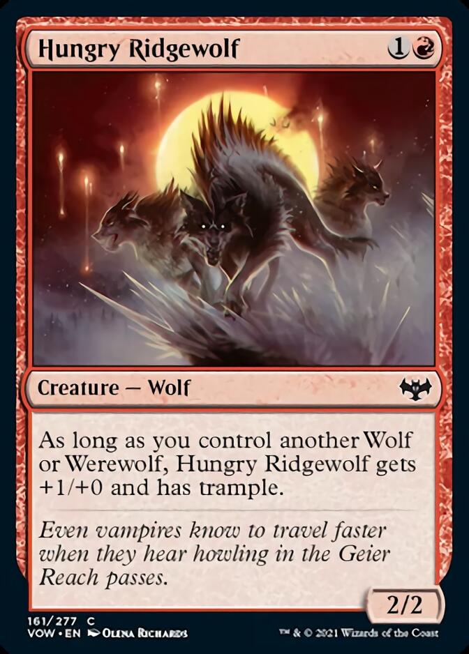 Hungry Ridgewolf [Innistrad: Crimson Vow] | Clutch Gaming