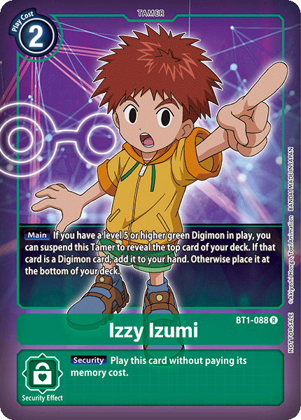 Izzy Izumi [BT1-088] (Buy-A-Box Promo) [Release Special Booster Ver.1.0 Promos] | Clutch Gaming