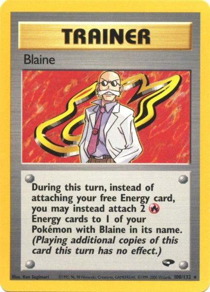 Blaine (100/132) [Gym Challenge Unlimited] | Clutch Gaming