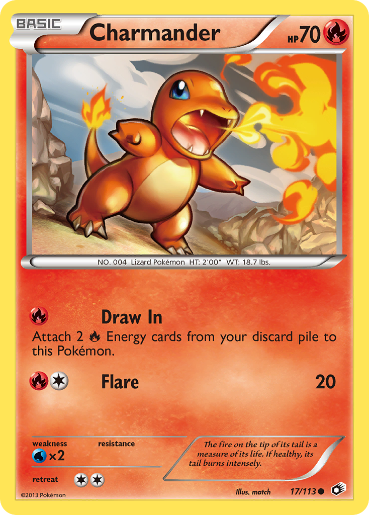 Charmander (17/113) [Black & White: Legendary Treasures] | Clutch Gaming