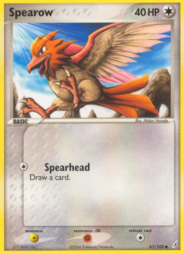 Spearow (61/100) [EX: Crystal Guardians] | Clutch Gaming