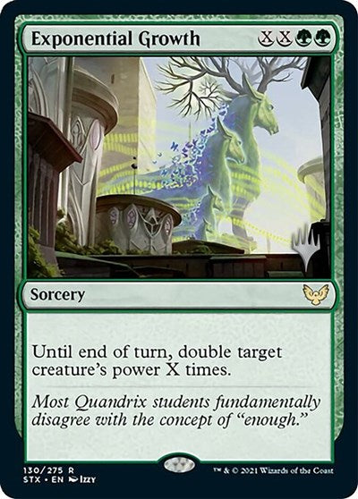 Exponential Growth (Promo Pack) [Strixhaven: School of Mages Promos] | Clutch Gaming