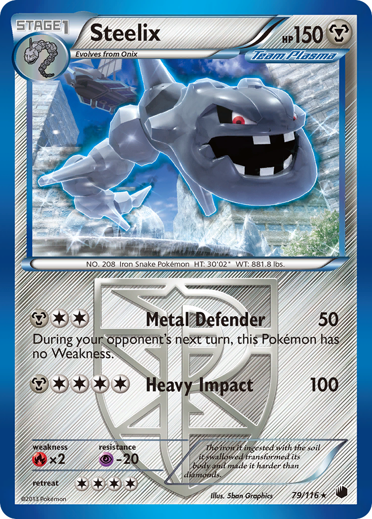 Steelix (79/116) [Black & White: Plasma Freeze] | Clutch Gaming