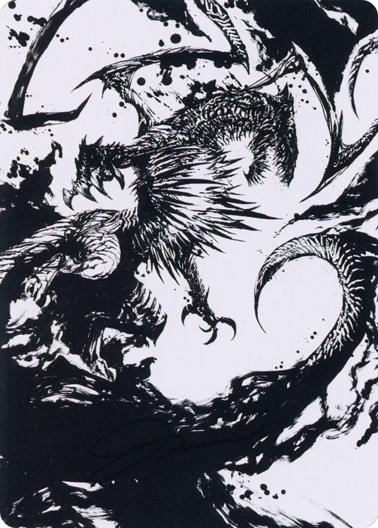 Skithiryx, the Blight Dragon Art Card [March of the Machine Art Series] | Clutch Gaming