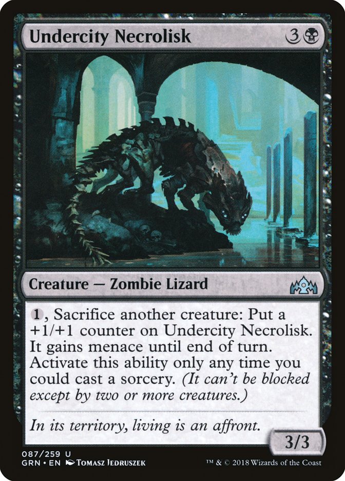 Undercity Necrolisk [Guilds of Ravnica] | Clutch Gaming