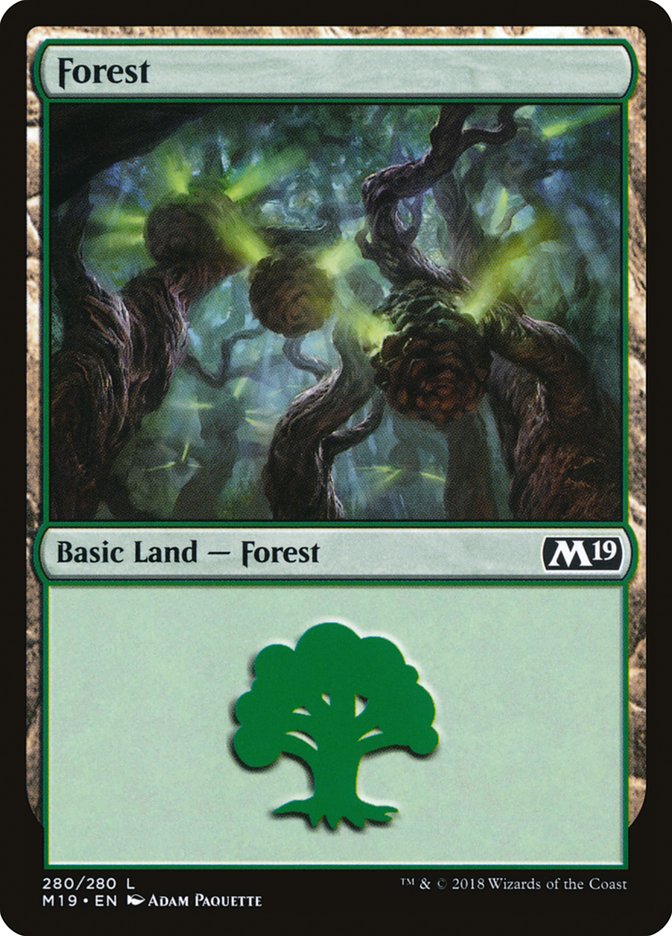 Forest (280) [Core Set 2019] | Clutch Gaming