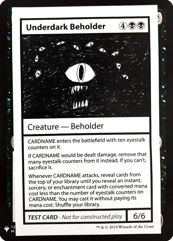 Underdark Beholder [Mystery Booster Playtest Cards] | Clutch Gaming