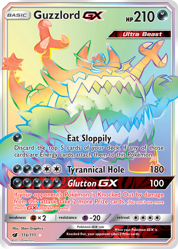 Guzzlord GX (116/111) [Sun & Moon: Crimson Invasion] | Clutch Gaming