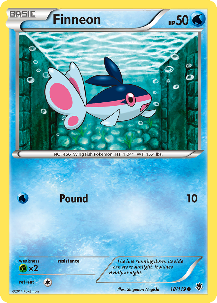 Finneon (18/119) [XY: Phantom Forces] | Clutch Gaming