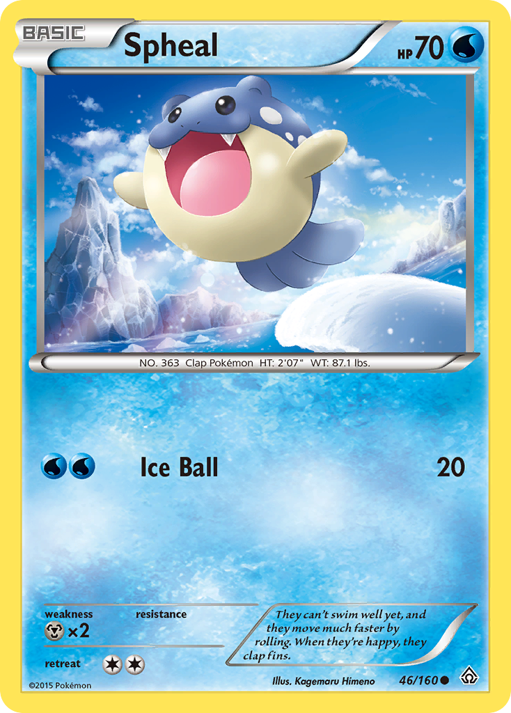 Spheal (46/160) [XY: Primal Clash] | Clutch Gaming