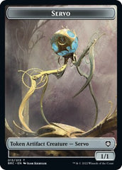 Myr // Servo Double-Sided Token [The Brothers' War Commander Tokens] | Clutch Gaming