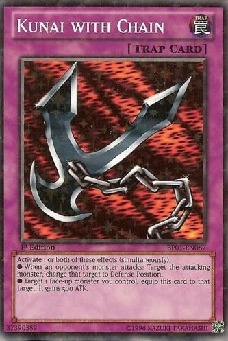 Kunai with Chain [BP01-EN087] Starfoil Rare | Clutch Gaming