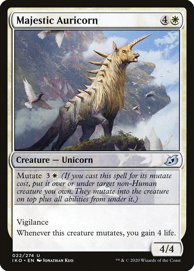 Majestic Auricorn [Ikoria: Lair of Behemoths] | Clutch Gaming