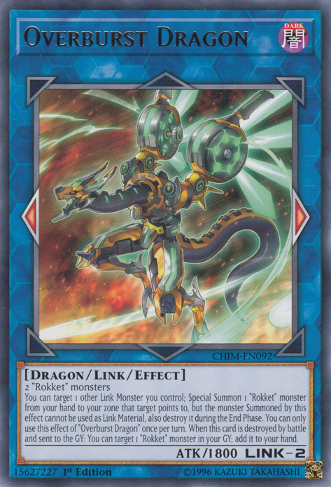 Overburst Dragon [CHIM-EN092] Rare | Clutch Gaming