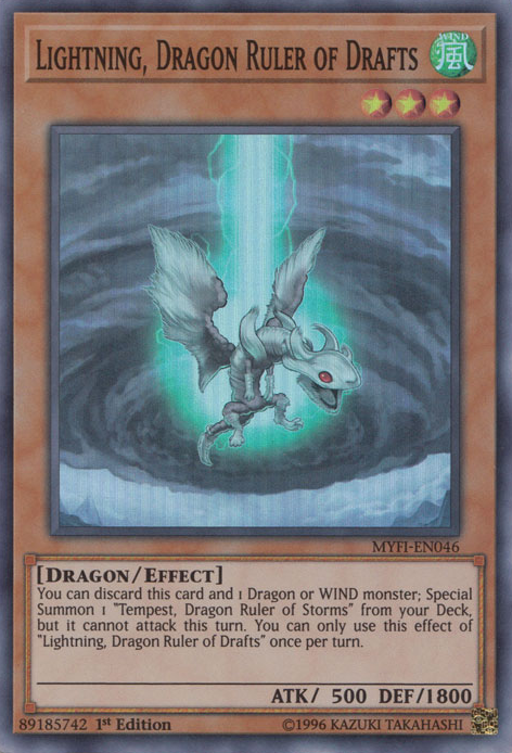 Lightning, Dragon Ruler of Drafts [MYFI-EN046] Super Rare | Clutch Gaming