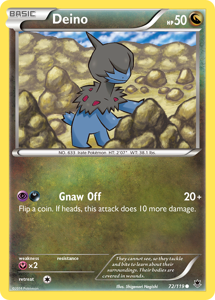 Deino (72/119) [XY: Phantom Forces] | Clutch Gaming