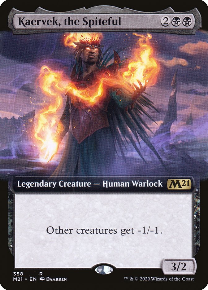 Kaervek, the Spiteful (Extended Art) [Core Set 2021] | Clutch Gaming