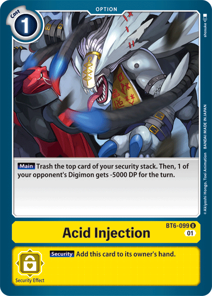 Acid Injection [BT6-099] [Double Diamond] | Clutch Gaming