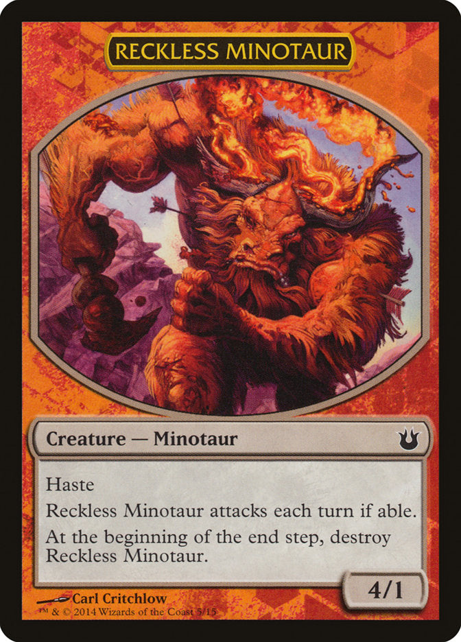 Reckless Minotaur [Born of the Gods Battle the Horde] | Clutch Gaming