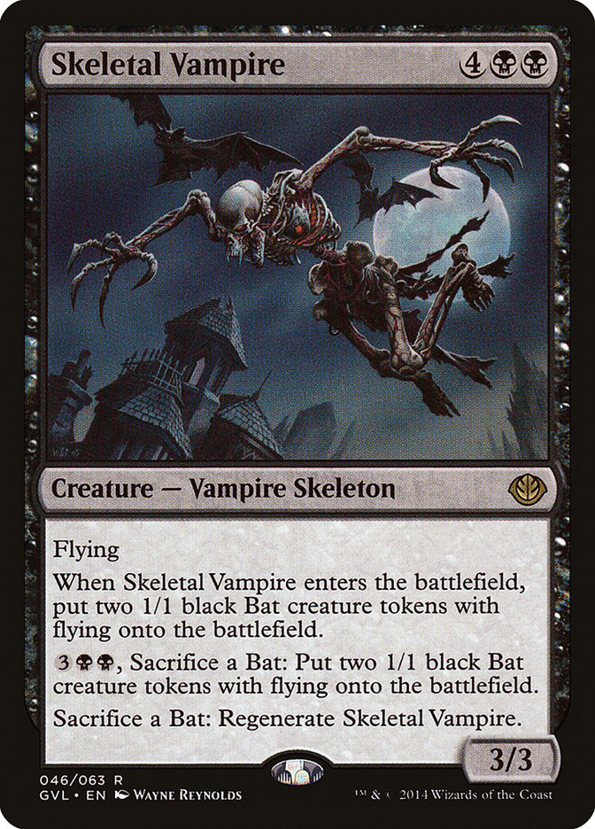 Skeletal Vampire (Garruk vs. Liliana) [Duel Decks Anthology] | Clutch Gaming