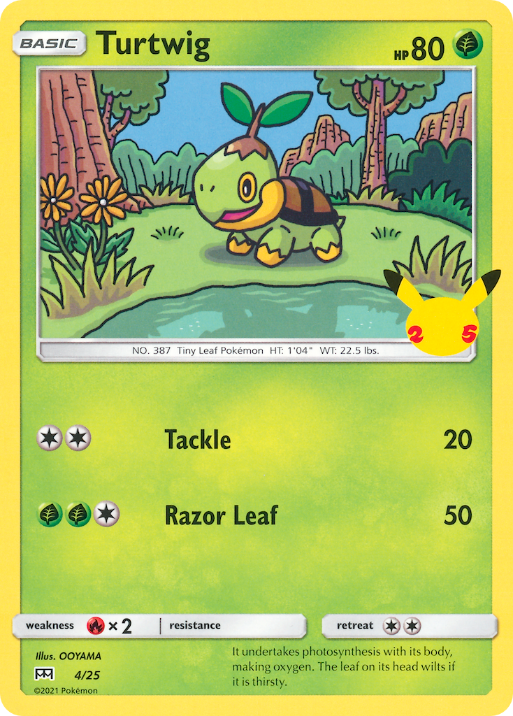 Turtwig (4/25) [McDonald's 25th Anniversary] | Clutch Gaming