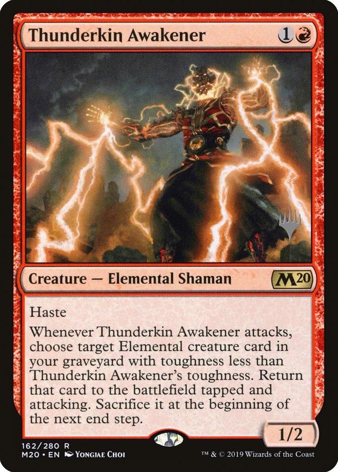 Thunderkin Awakener (Promo Pack) [Core Set 2020 Promos] | Clutch Gaming