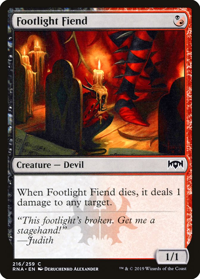 Footlight Fiend [Ravnica Allegiance] | Clutch Gaming