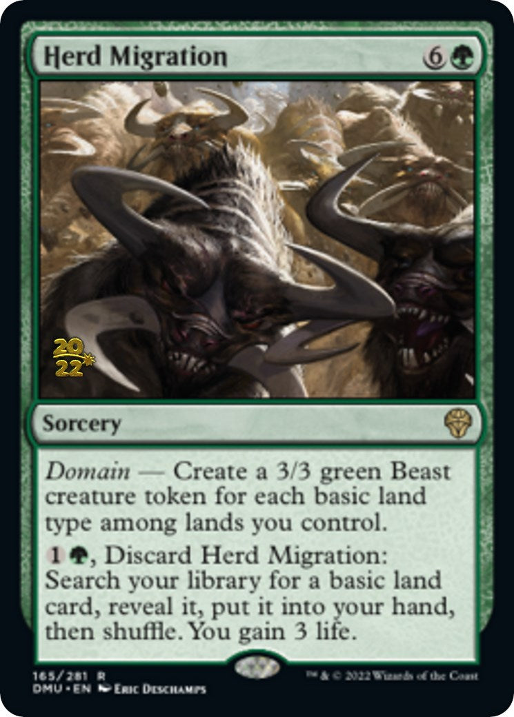 Herd Migration [Dominaria United Prerelease Promos] | Clutch Gaming