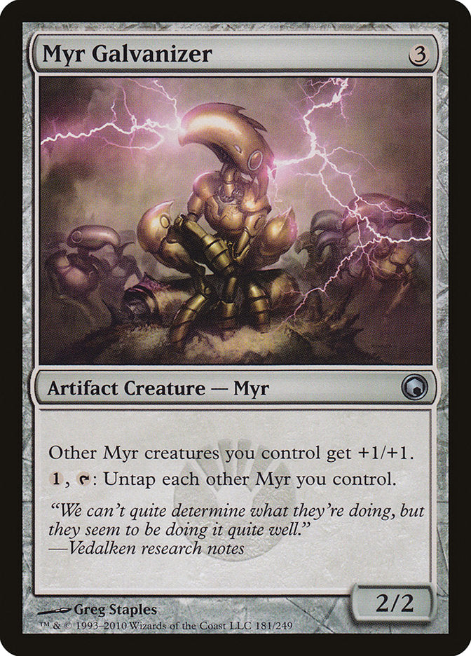 Myr Galvanizer [Scars of Mirrodin] | Clutch Gaming