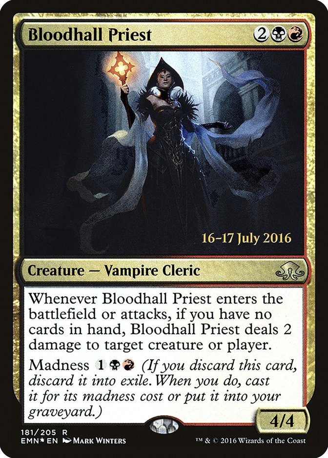 Bloodhall Priest [Eldritch Moon Prerelease Promos] | Clutch Gaming