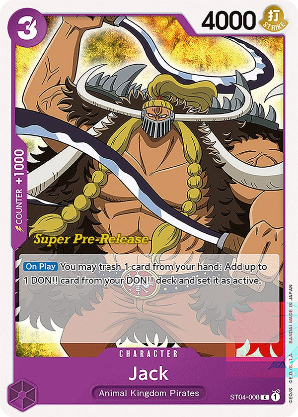 Jack [Super Pre-Release Starter Deck: Animal Kingdom Pirates] | Clutch Gaming