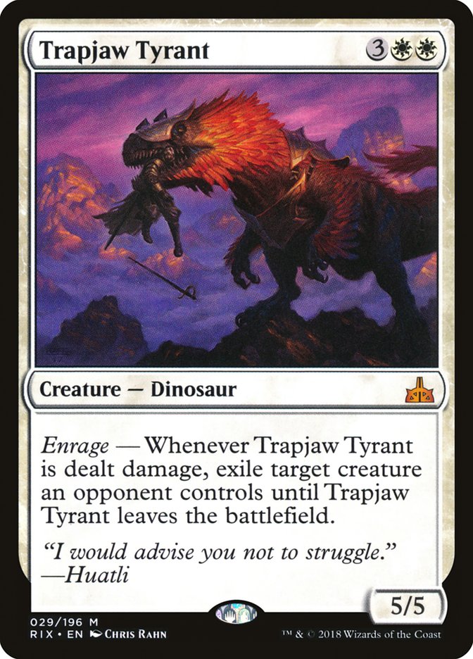 Trapjaw Tyrant [Rivals of Ixalan] | Clutch Gaming